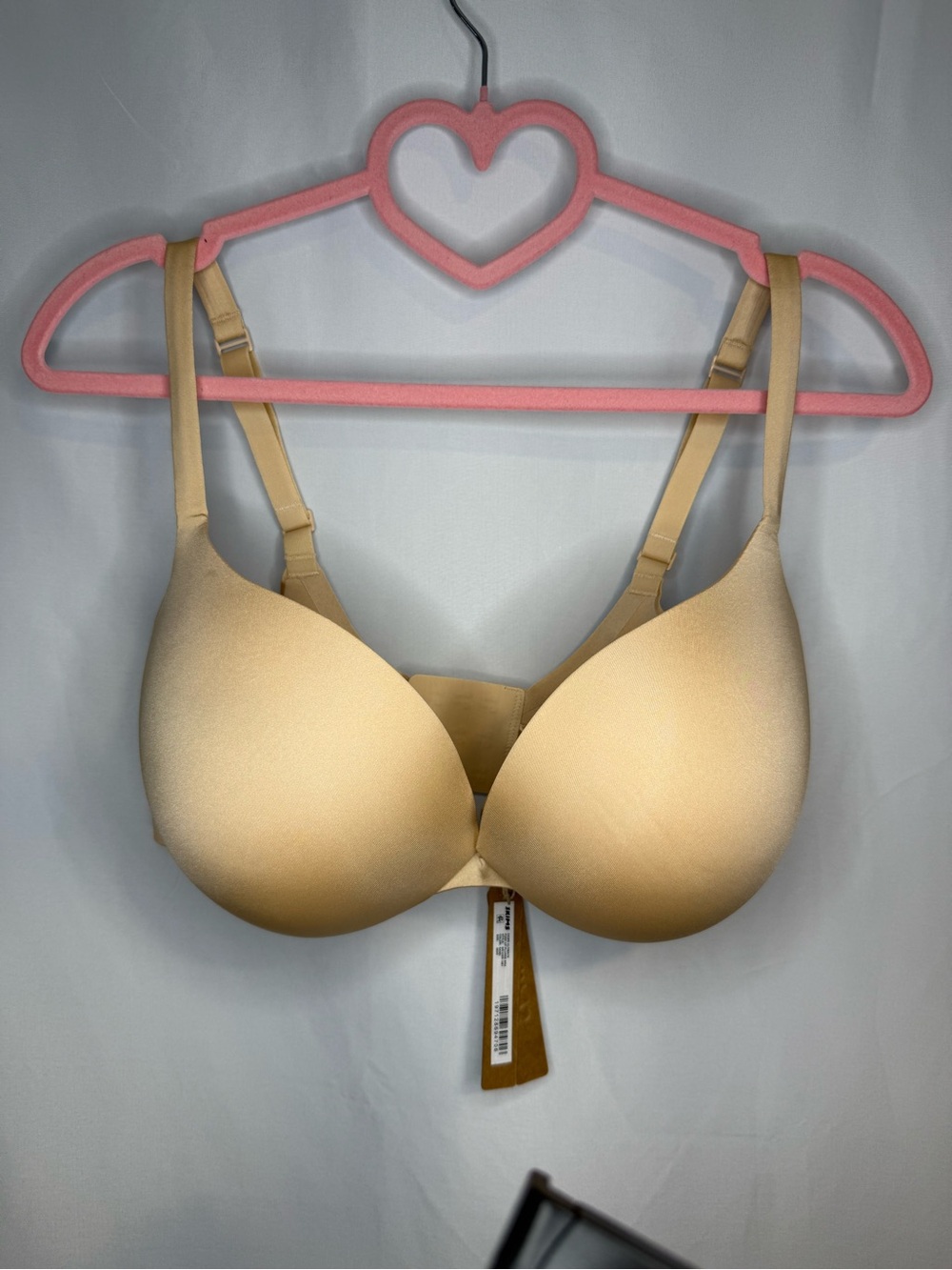 SKIMS Ultimate Push Up Plunge Bra Sand Beige NWT 36DD